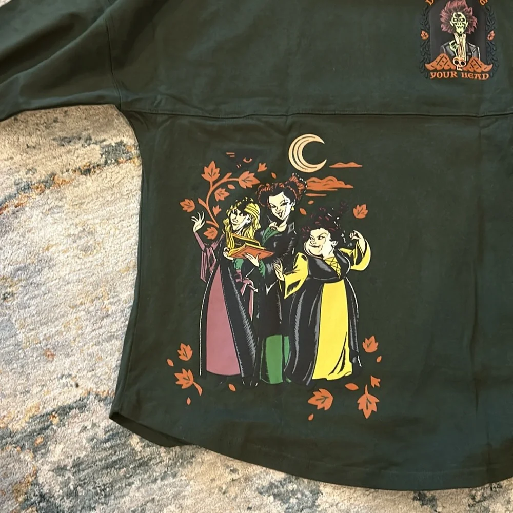 Disney’s Halloween green spirit jersey Hocus Pocus size medium see pics - Picture 4 of 9
